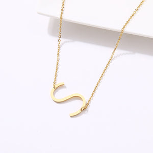 The Statement - Letter Necklace