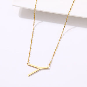 The Statement - Letter Necklace