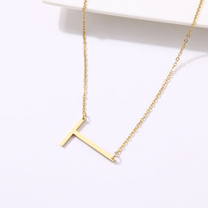 The Statement - Letter Necklace