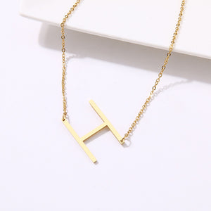 The Statement - Letter Necklace