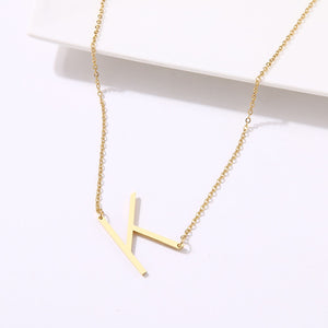 The Statement - Letter Necklace