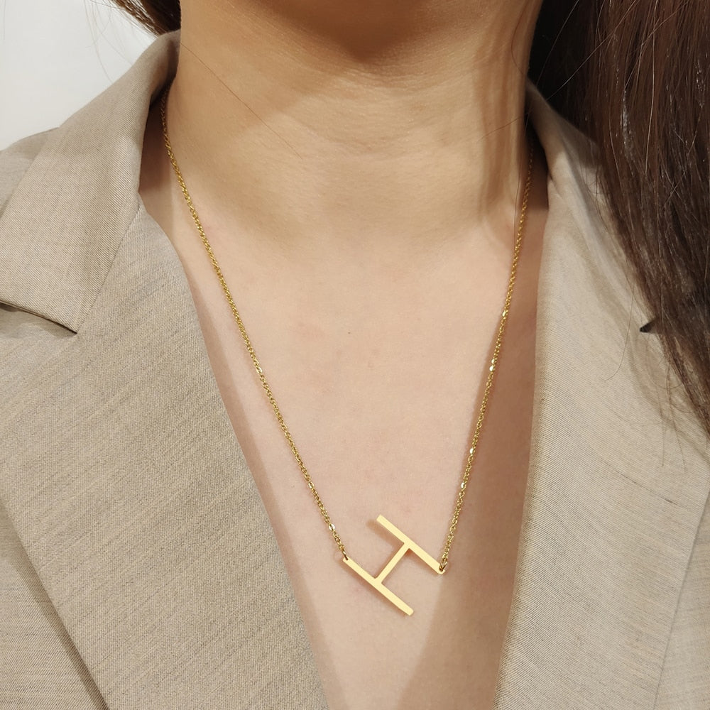 The Statement - Letter Necklace